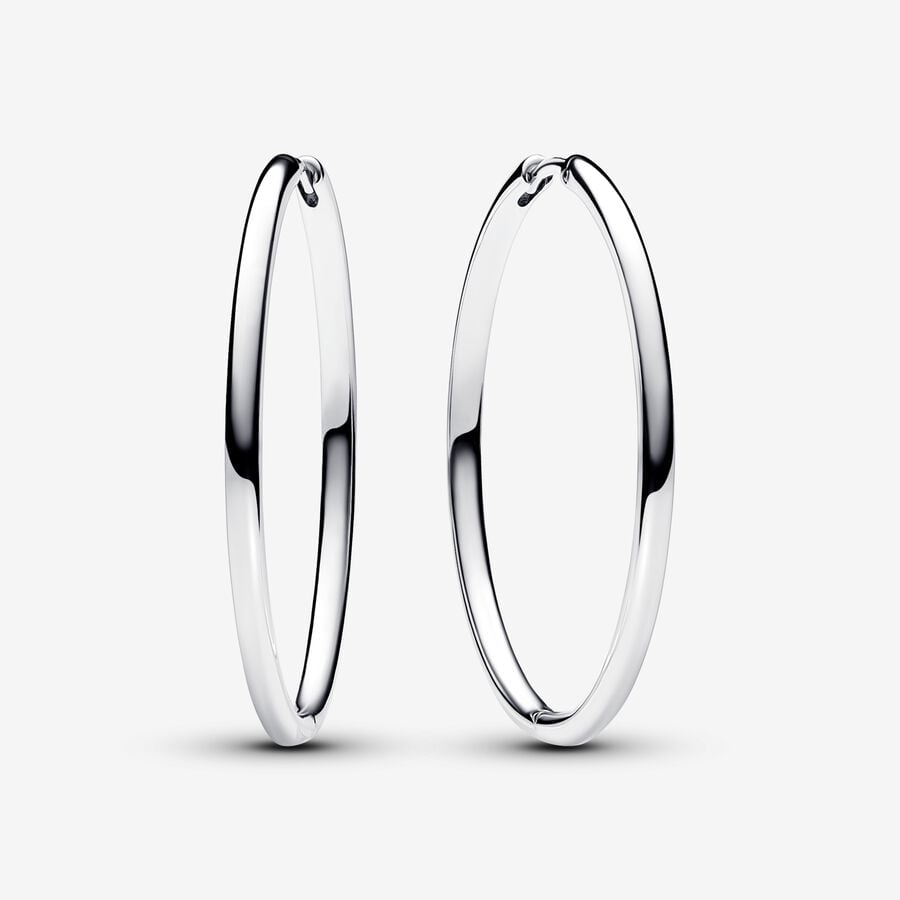 40 mm Charm Hoop Earrings - Pandora - 293336C00