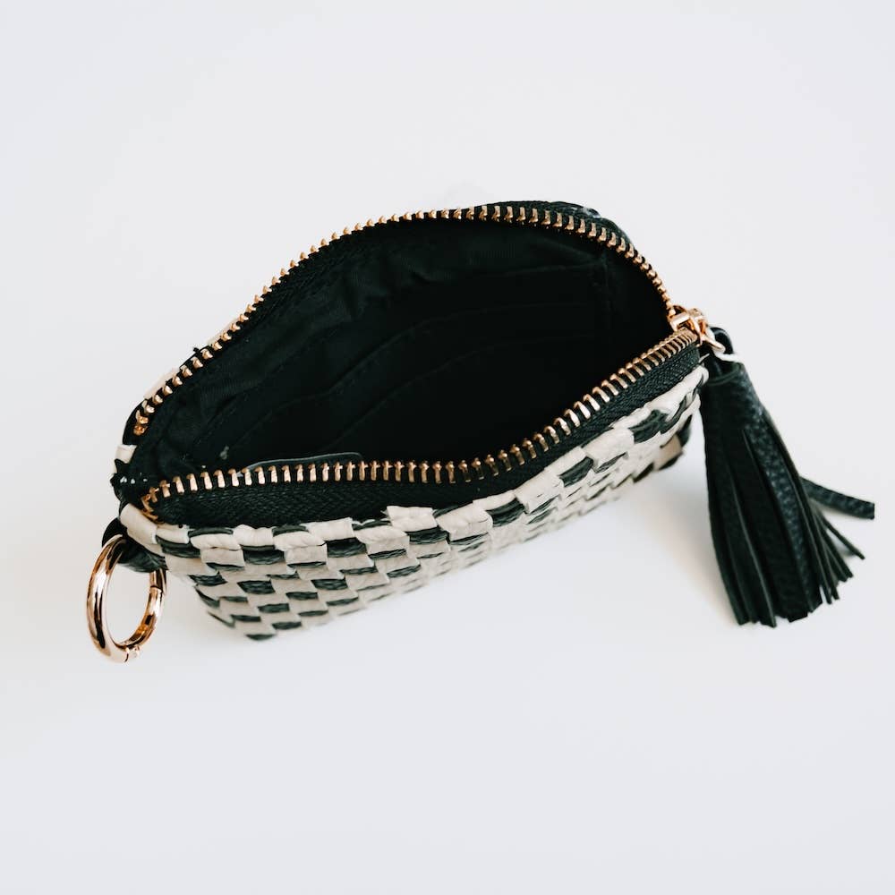 Paris Card Wallet: Pebble Black