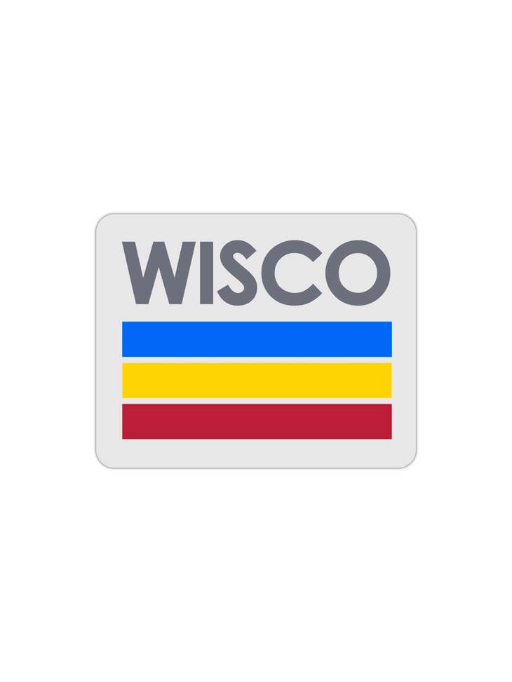 The Wisco Pillars Sticker