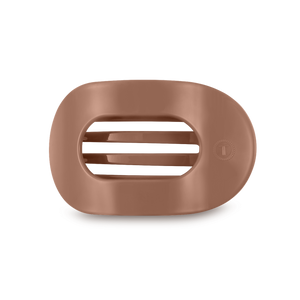 Round Flat Hair Clip | Medium | Mocha Mousse