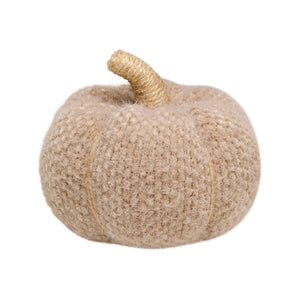 CF-3139 - Sm. Tan Fuzzy Fabric Pumpkin