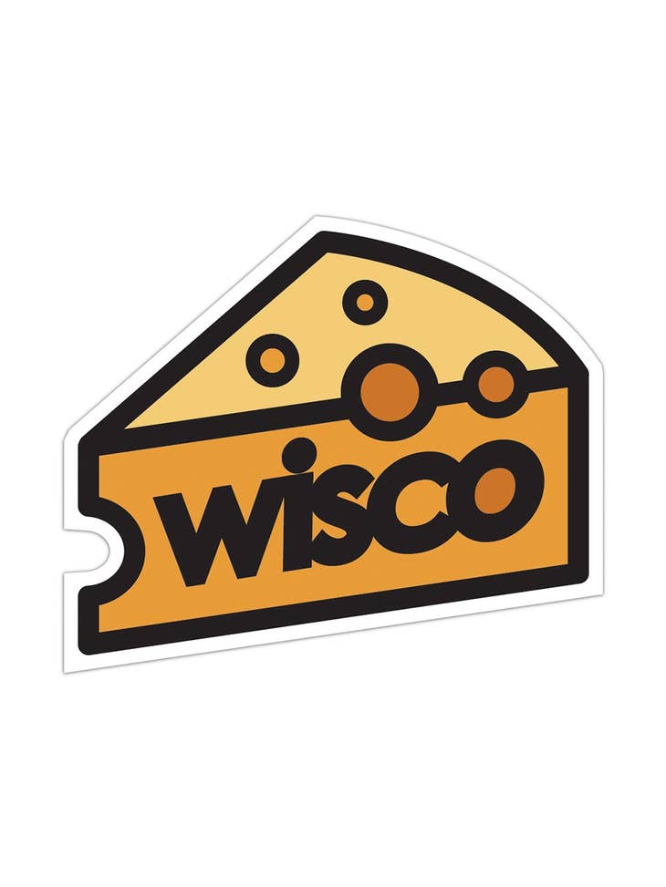 Wisco Cheese Sticker