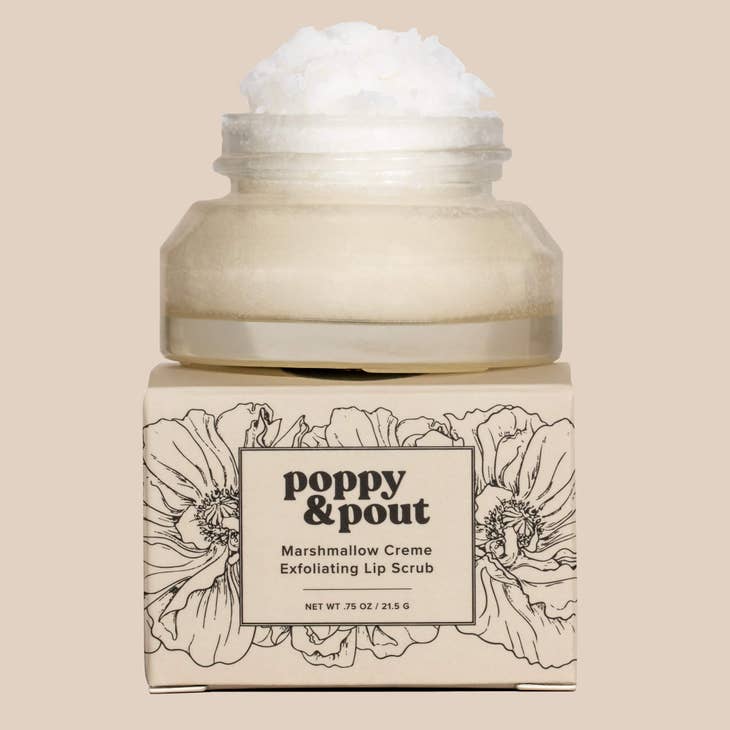 Poppy & Pout - Marshmallow Creme Lip Scrub