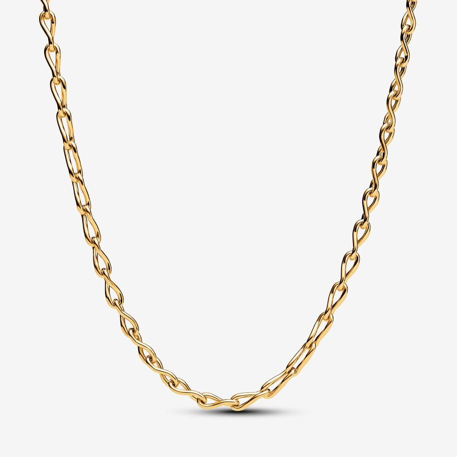 14k Gold-plated Infinity Chain Necklace - Pandora - 363052C00-50