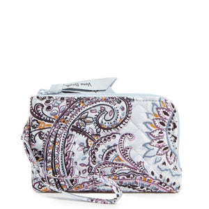 RFID Double Zip ID - Soft Sky Paisley - Vera Bradley