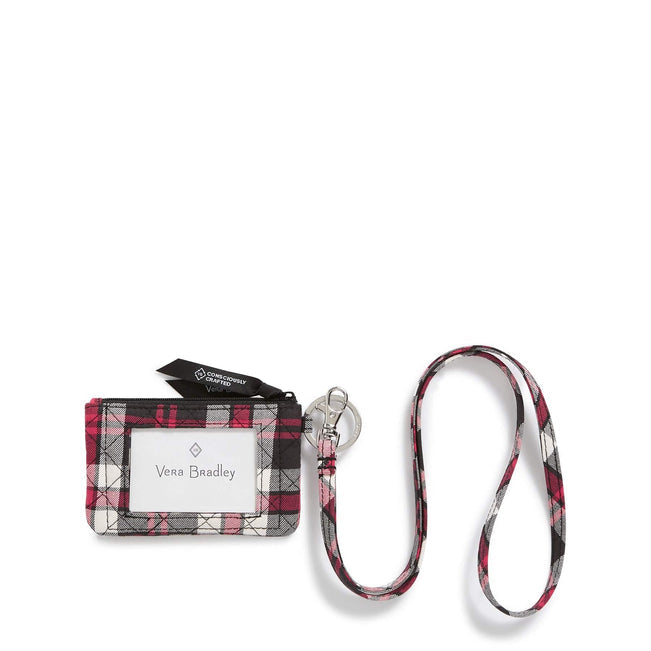 Zip ID Lanyard - Fireplace Plaid - Vera Bradley