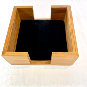 Bamboo Coaster holder (coasters sold separately )