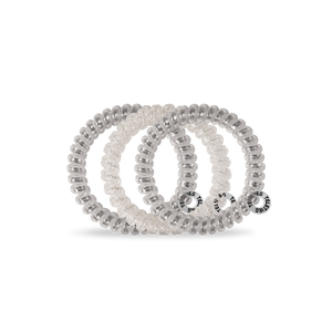 Spiral Hair Coils | Small | Silver Slay Hair Ties