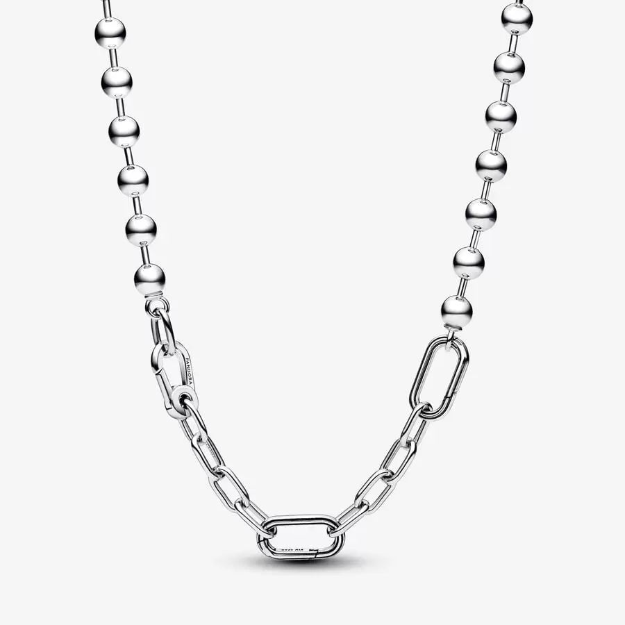 Metal Bead & Link Chain Necklace - Pandora Me - 392799C00