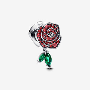 Sparkling Rose in Bloom Charm - Pandora - 793201C02