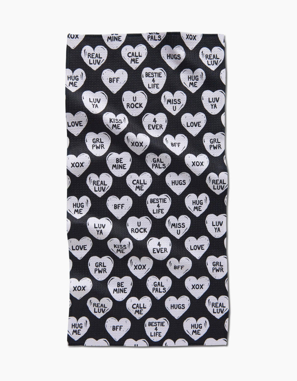 BFF Candy Hearts Bar Towel