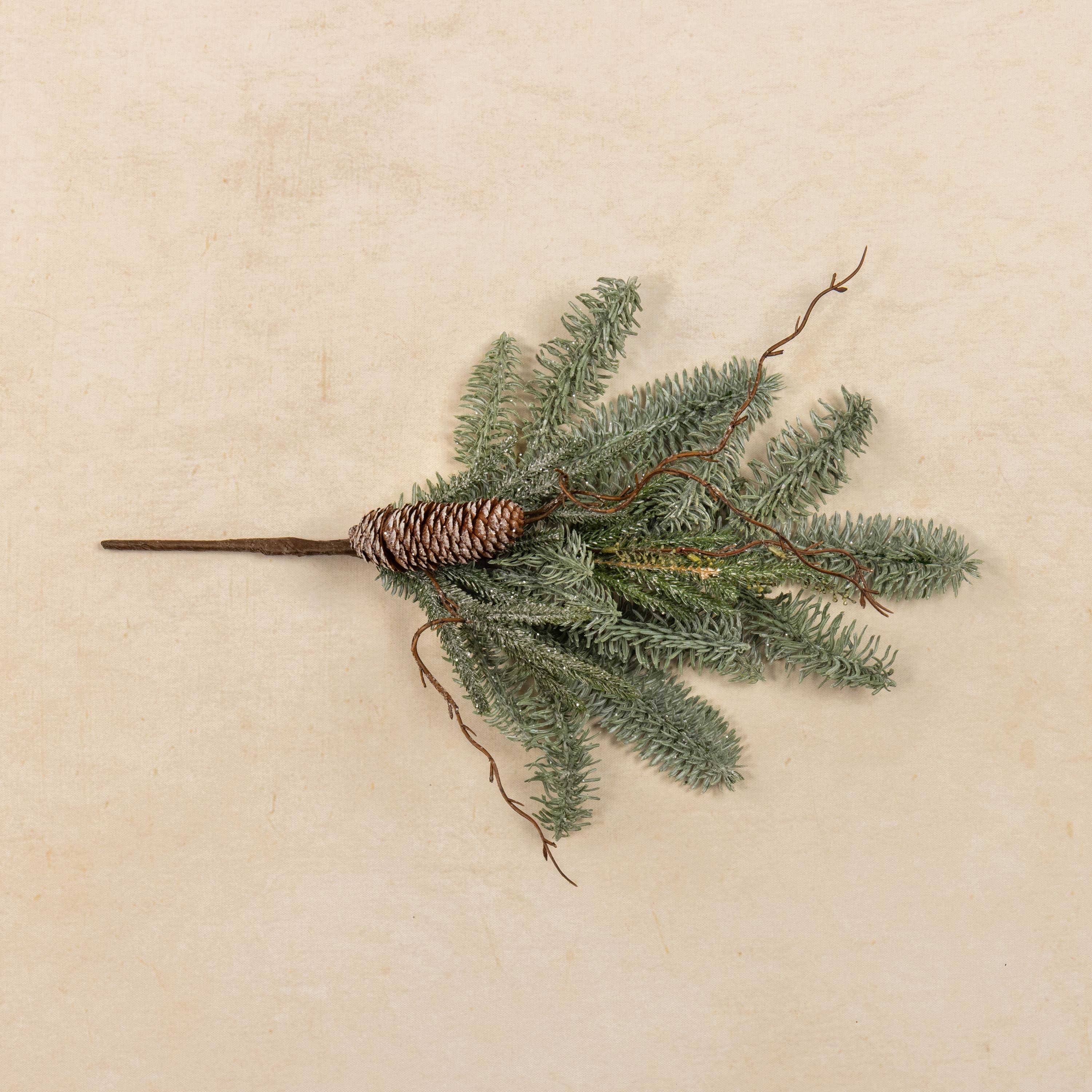 18" ICY HEMLOCK & PINE PICK