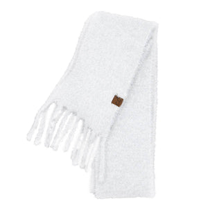 Metallic Eyelash C.C Scarf SFC0118: Black
