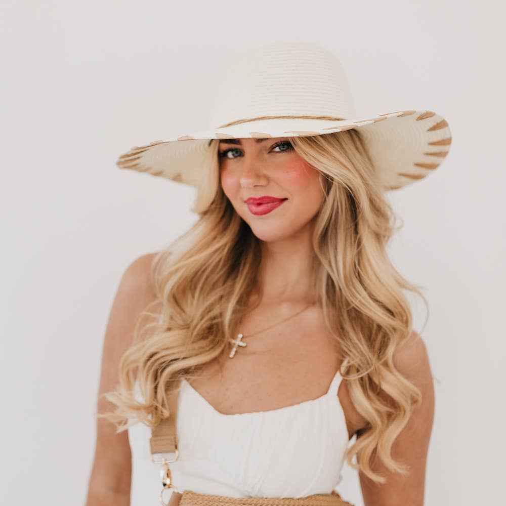 Surfs Up Straw Sun Hat