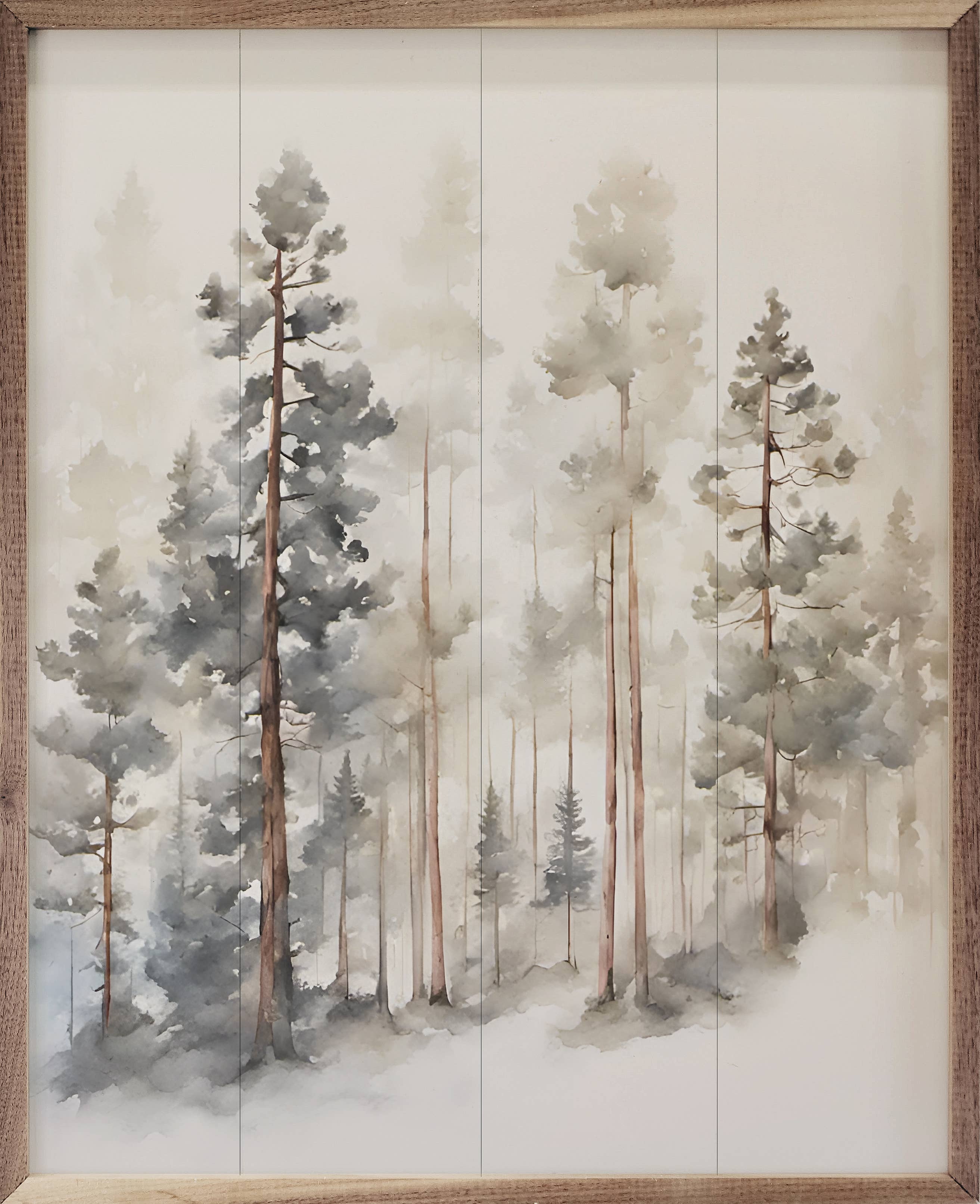 Watercolor Timber: 16 x 20 x 1.5