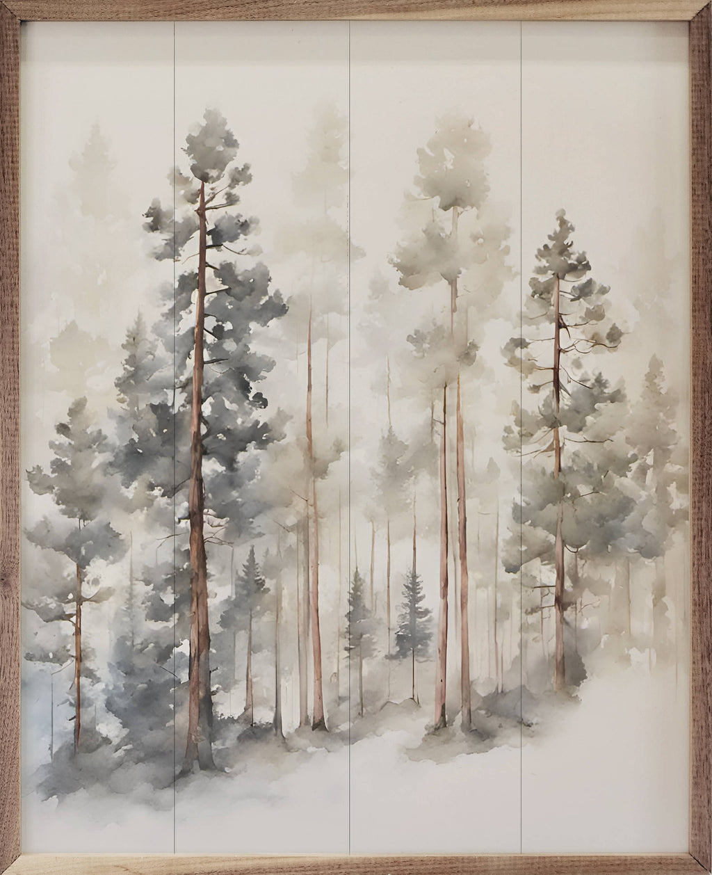 Watercolor Timber: 16 x 20 x 1.5