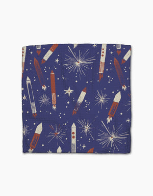 Rocketing Through The Skies Dishcloth Set
