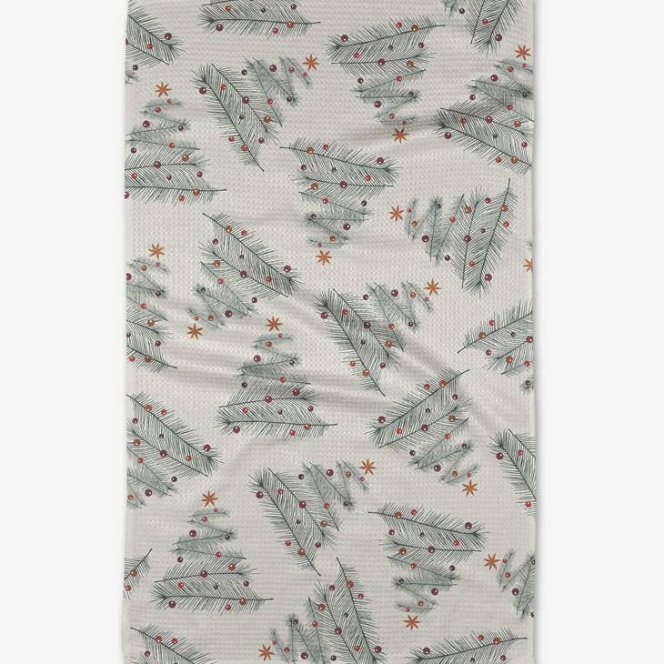 Geometry - Classy Christmas Tea Towel