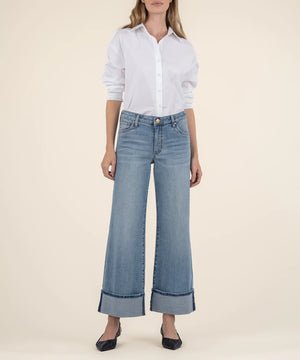 Meg High Rise Fab Ab Wide Leg KG1980MA1 CHMGM