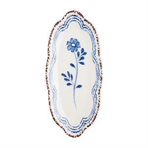 Three Blue Floral Everything Plate (2 Styles)