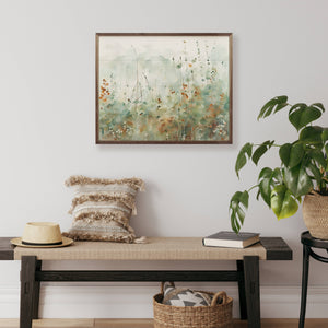 Field Of Green And Brown: 30x24