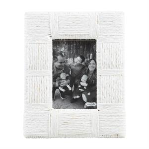 White Woven Rope Picture Frame (2 Sizes)