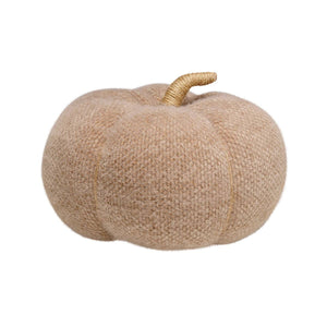 CF-3147 - Lrg. Tan Fuzzy Fall Fabric Pumpkin