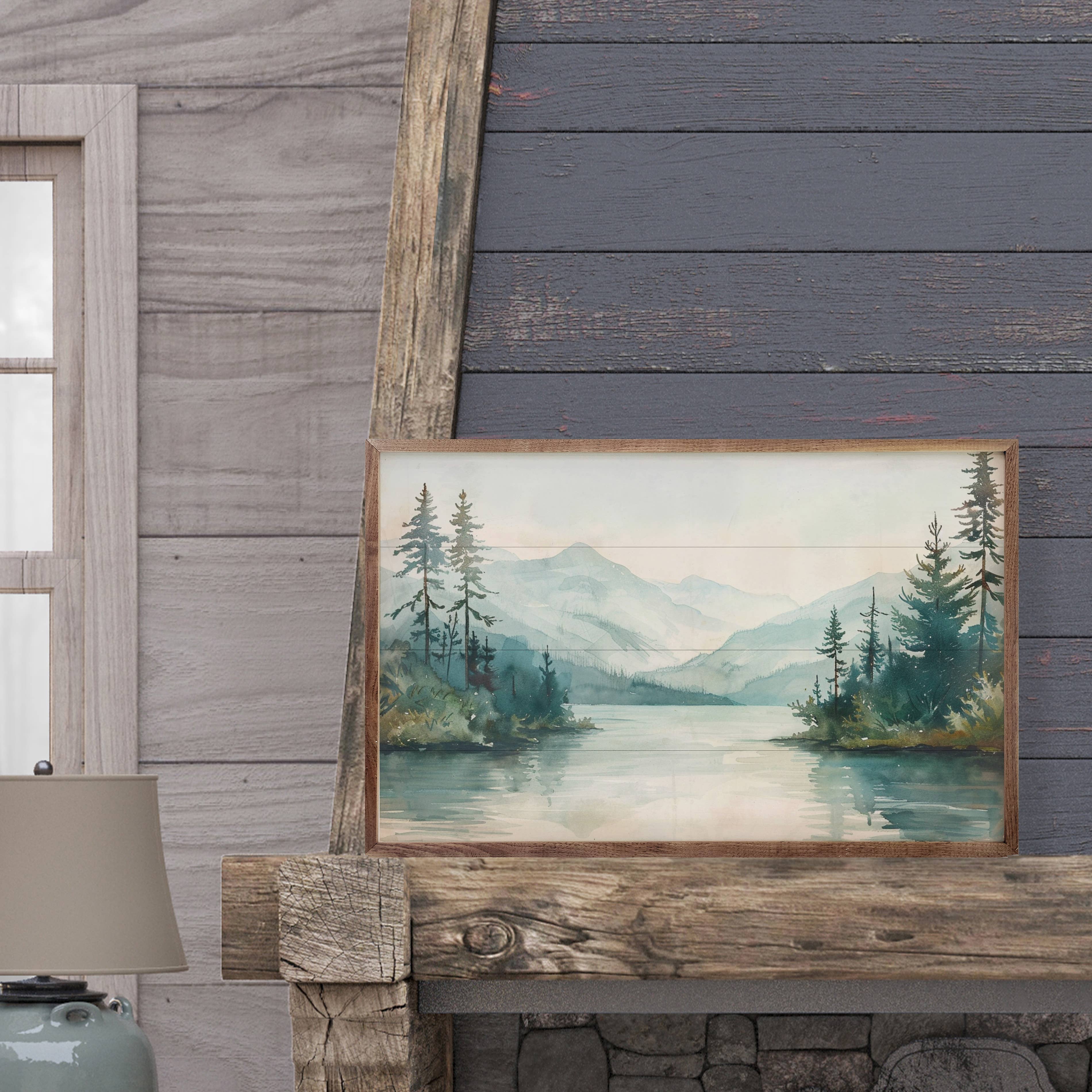 Spring Mountain: 16 x 10 x 1.5