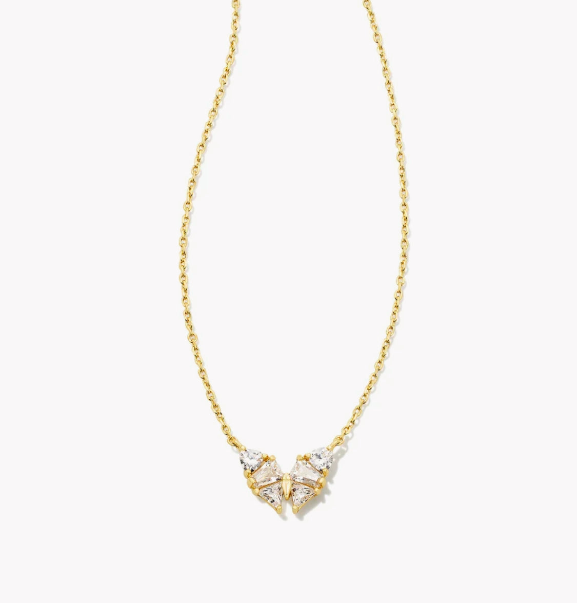 BLAIR BUTTERFLY SMALL SHORT PENDANT NECKLACE