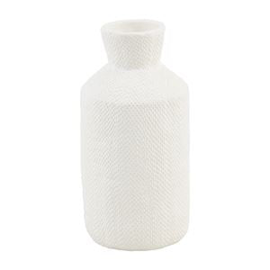 White Pressed Vase (2 Sizes)