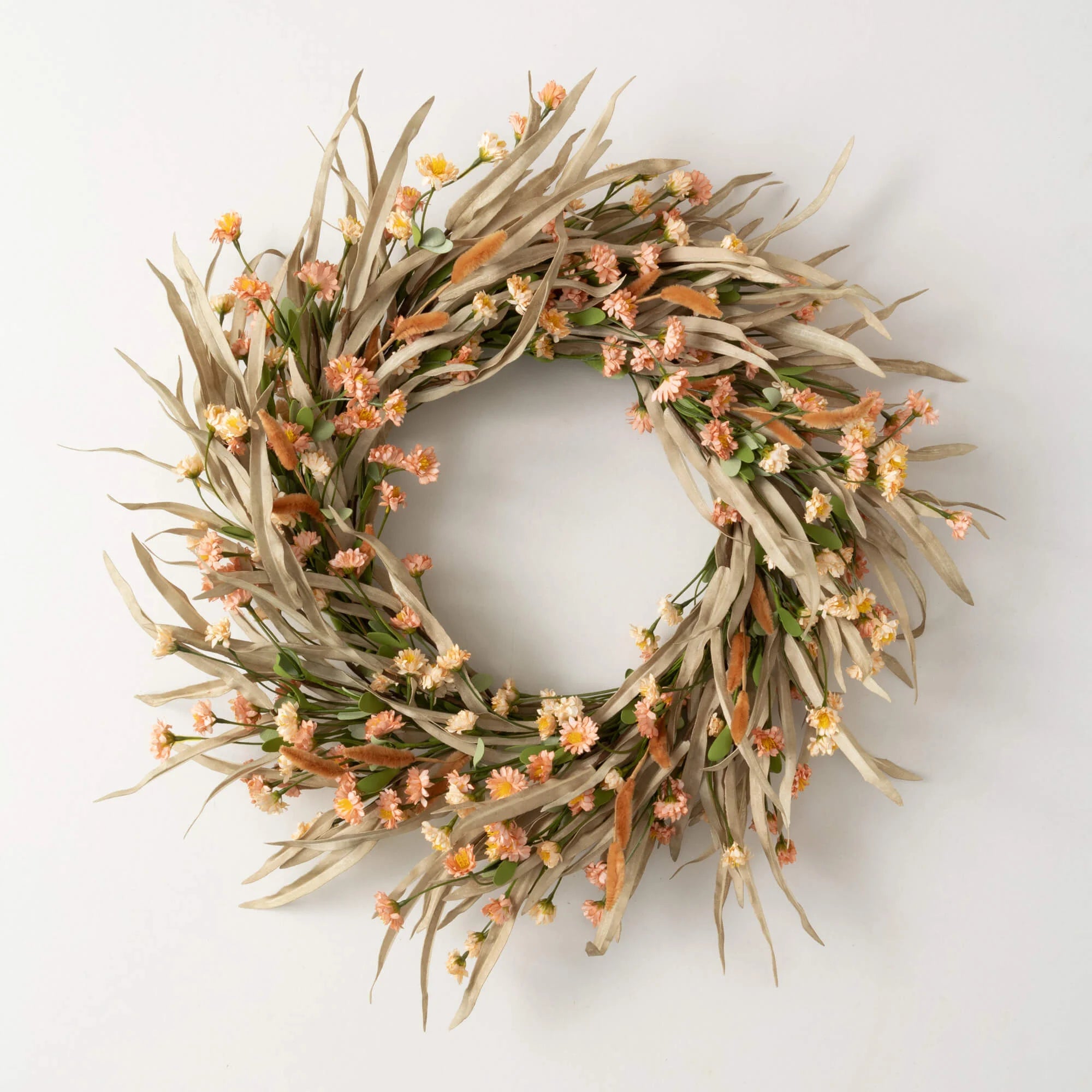 Grass Bunny Tail Wreath