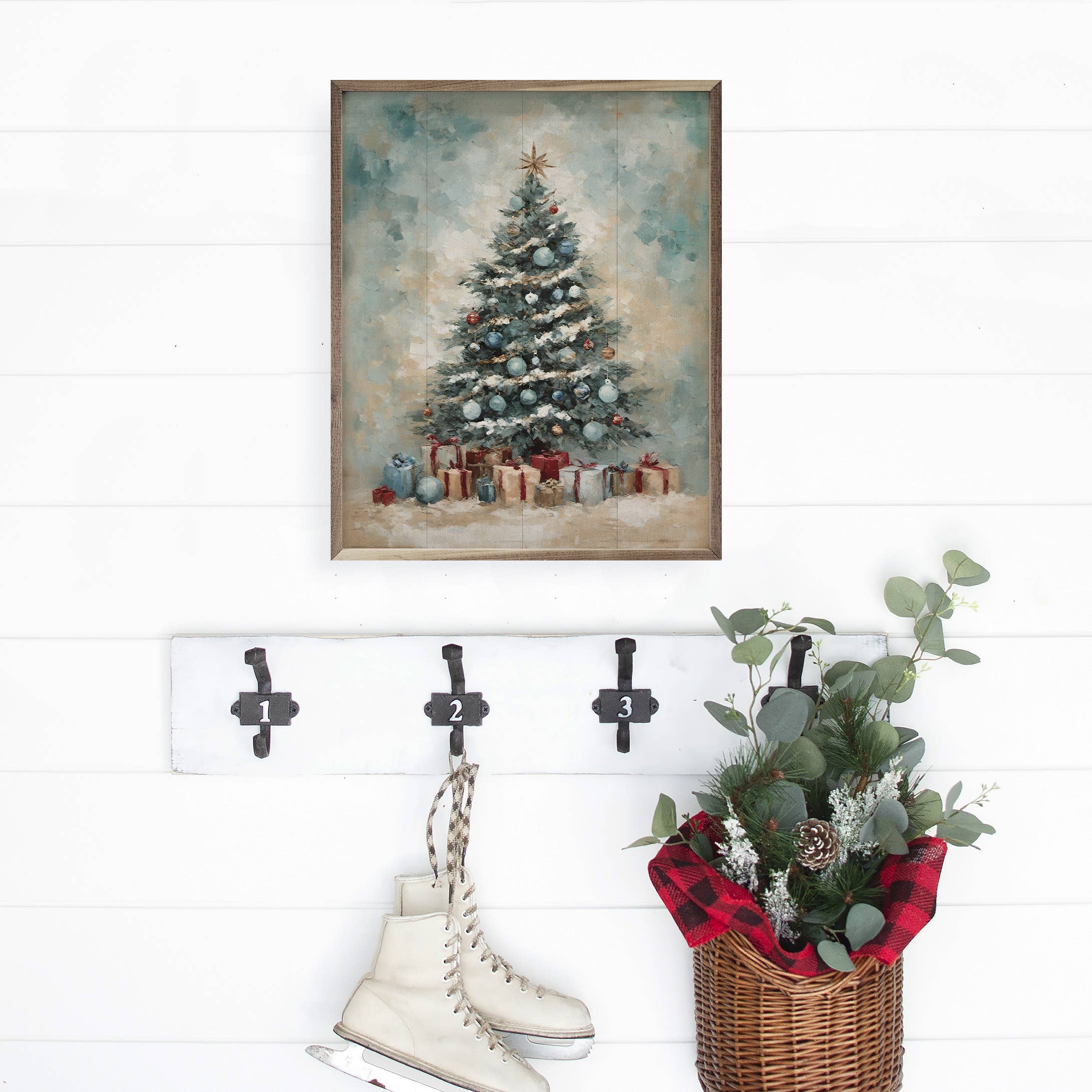 Coastal Holiday Tree: 8 x 10 x 1.5