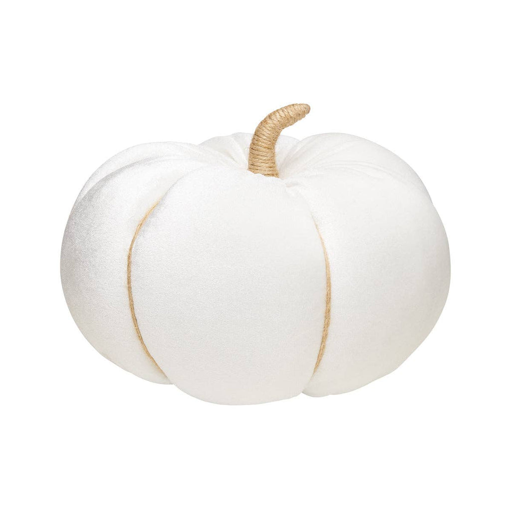 CF-3168 - XL White Velvet Fall Pumpkin