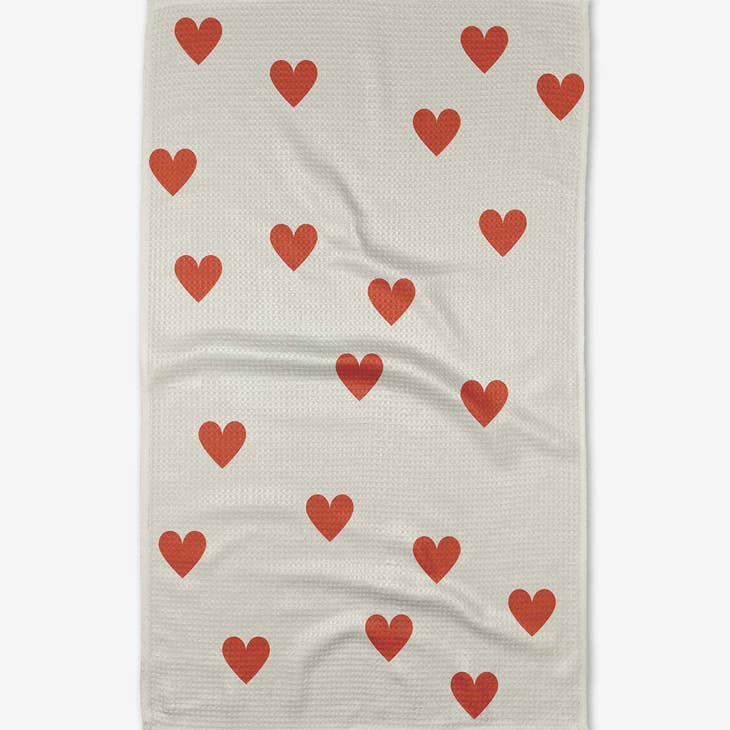 Geometry - Simple Love Tea Towel