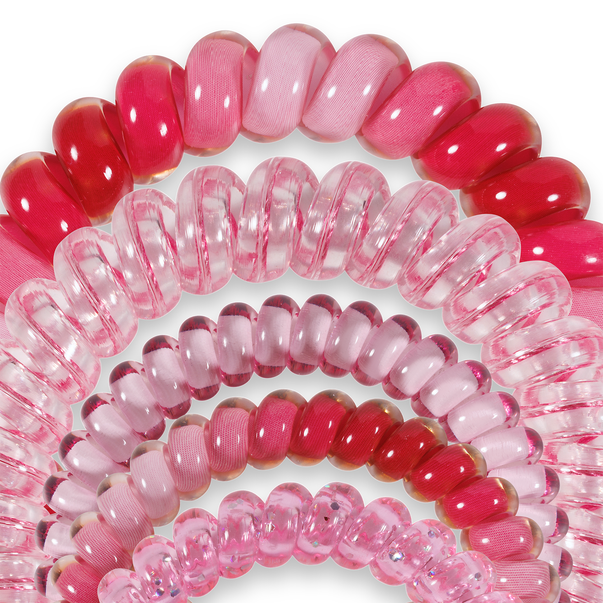 Spiral Hair Coil | Mix Pack | Blushing