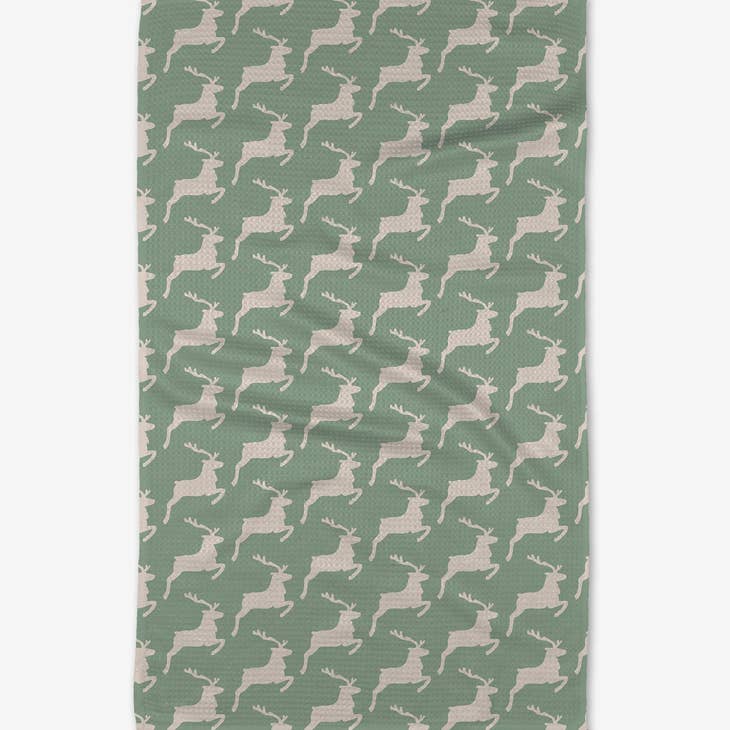 Geometry - Reindeer Tea Towel
