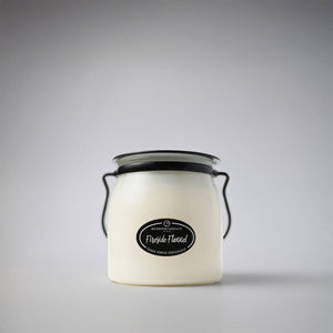16 oz Butter Jar Candle: Fireside Flannel