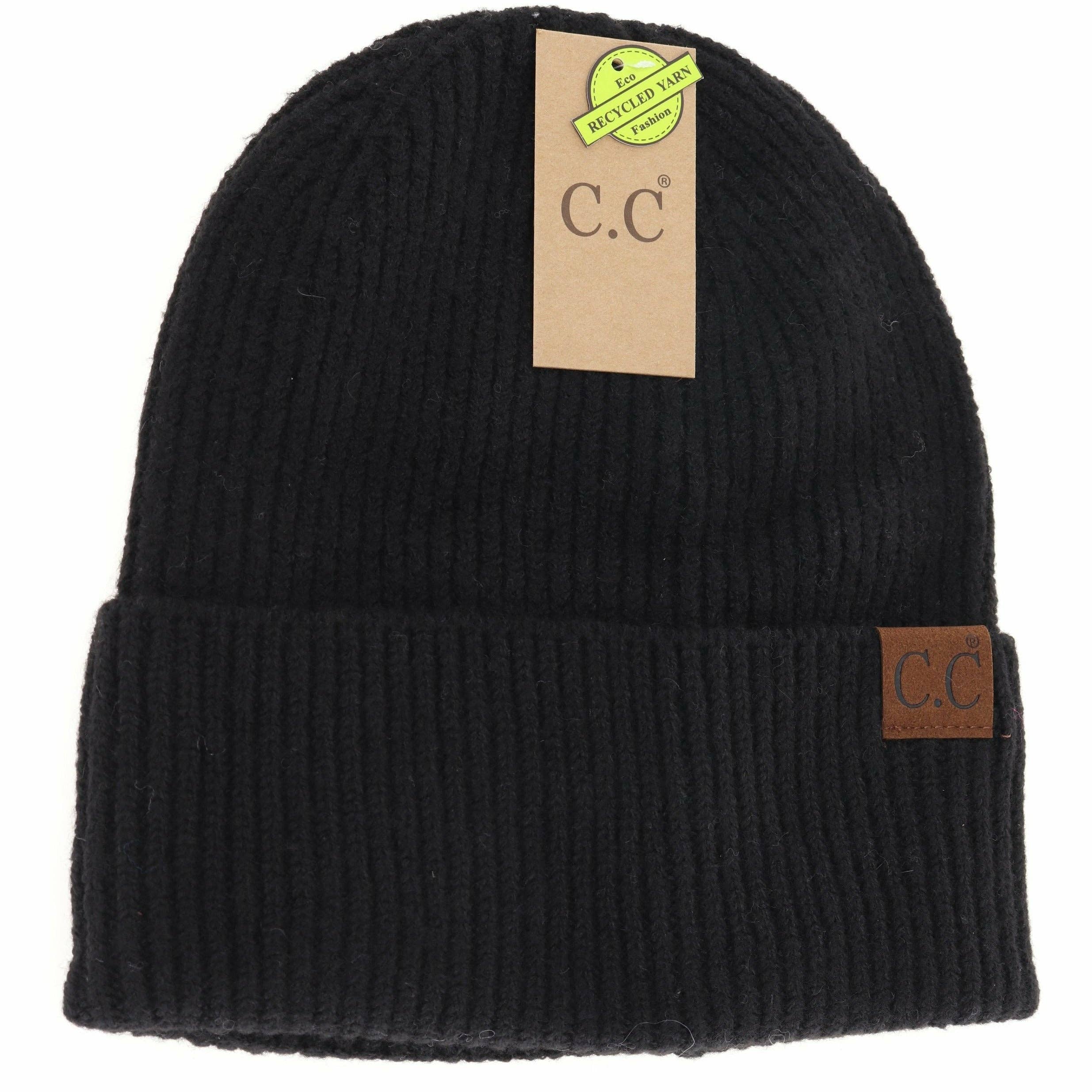 Unisex Soft Ribbed Cuff C.C Beanie HAT2075: Burnt Henna