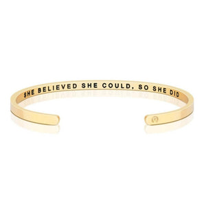 She Believed She Could: Silver / Whisper
