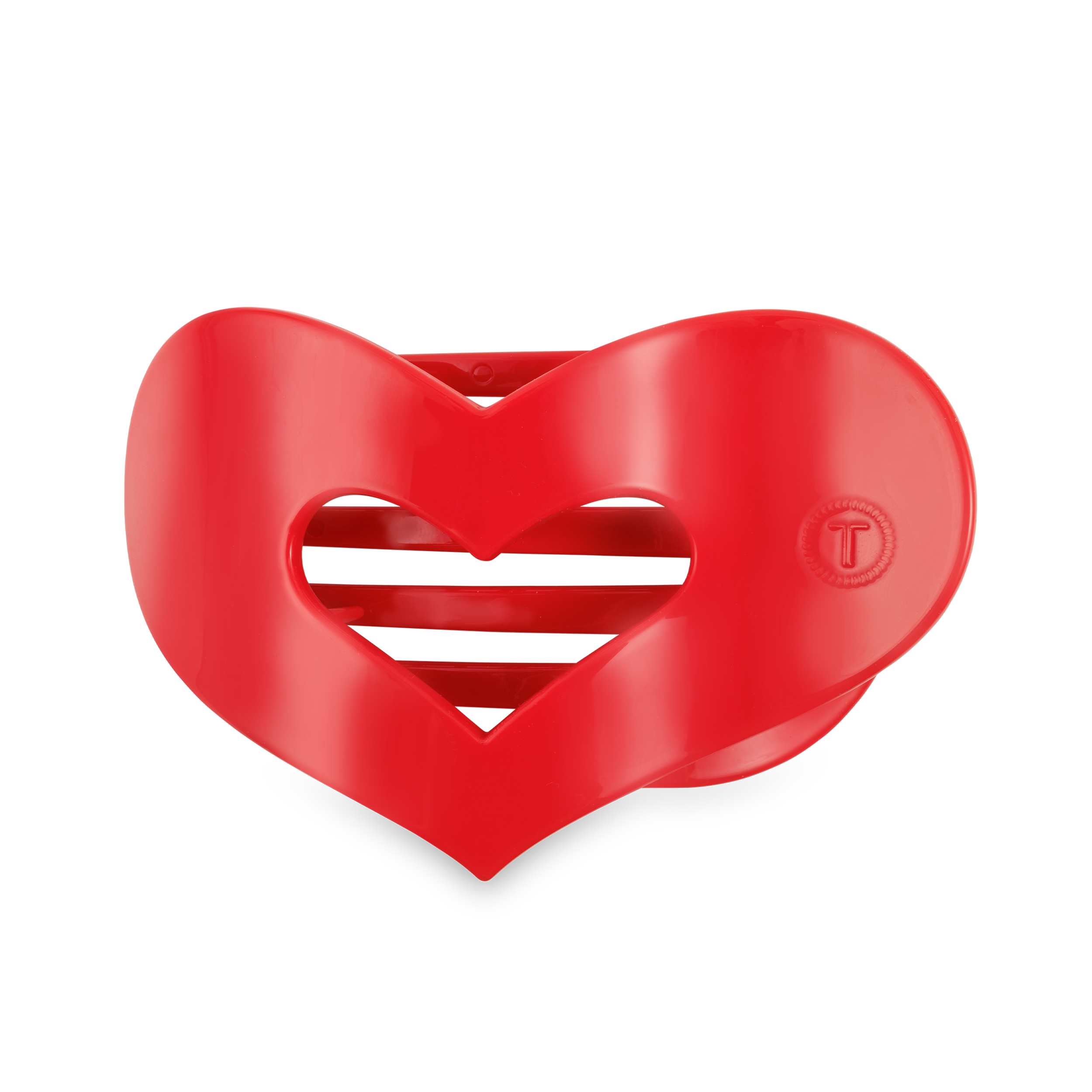 Red Queen of Hearts Flat Hair Clip