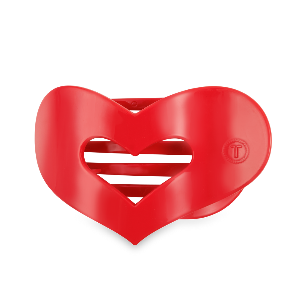 Red Queen of Hearts Flat Hair Clip