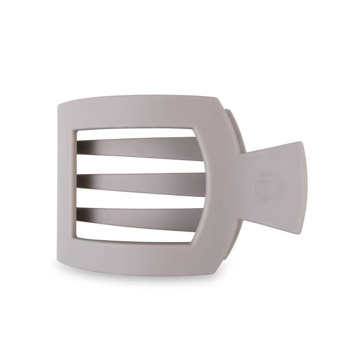 Silver Flames Flat Square Clip (3 Sizes)