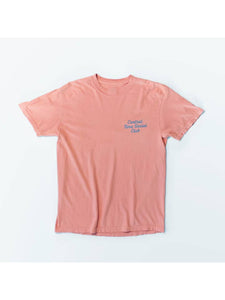 Central Time Social Club Short Sleeve Tee - Apricot