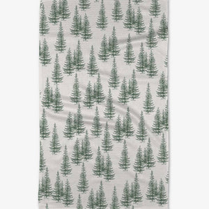 Geometry - Christmas Forest Tea Towel
