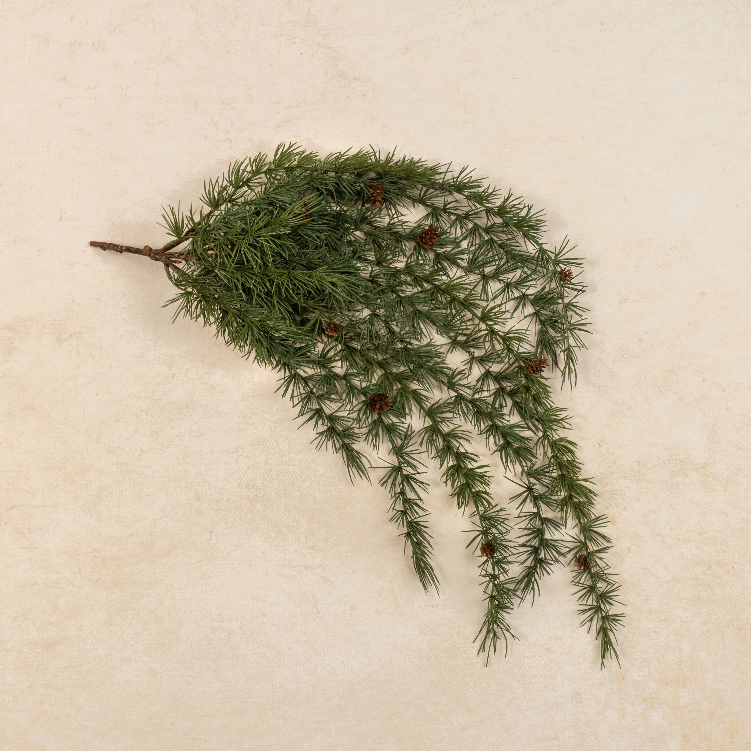 34" DARK GREEN PINE HANGING BUSH