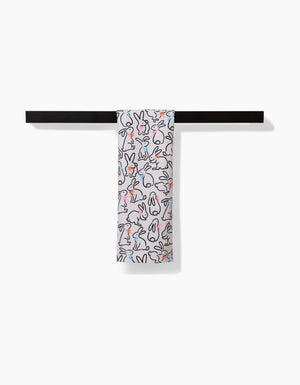 Playful Bunnies Bar Towel