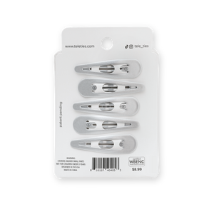 Snap Clip | Silver | 6 Count