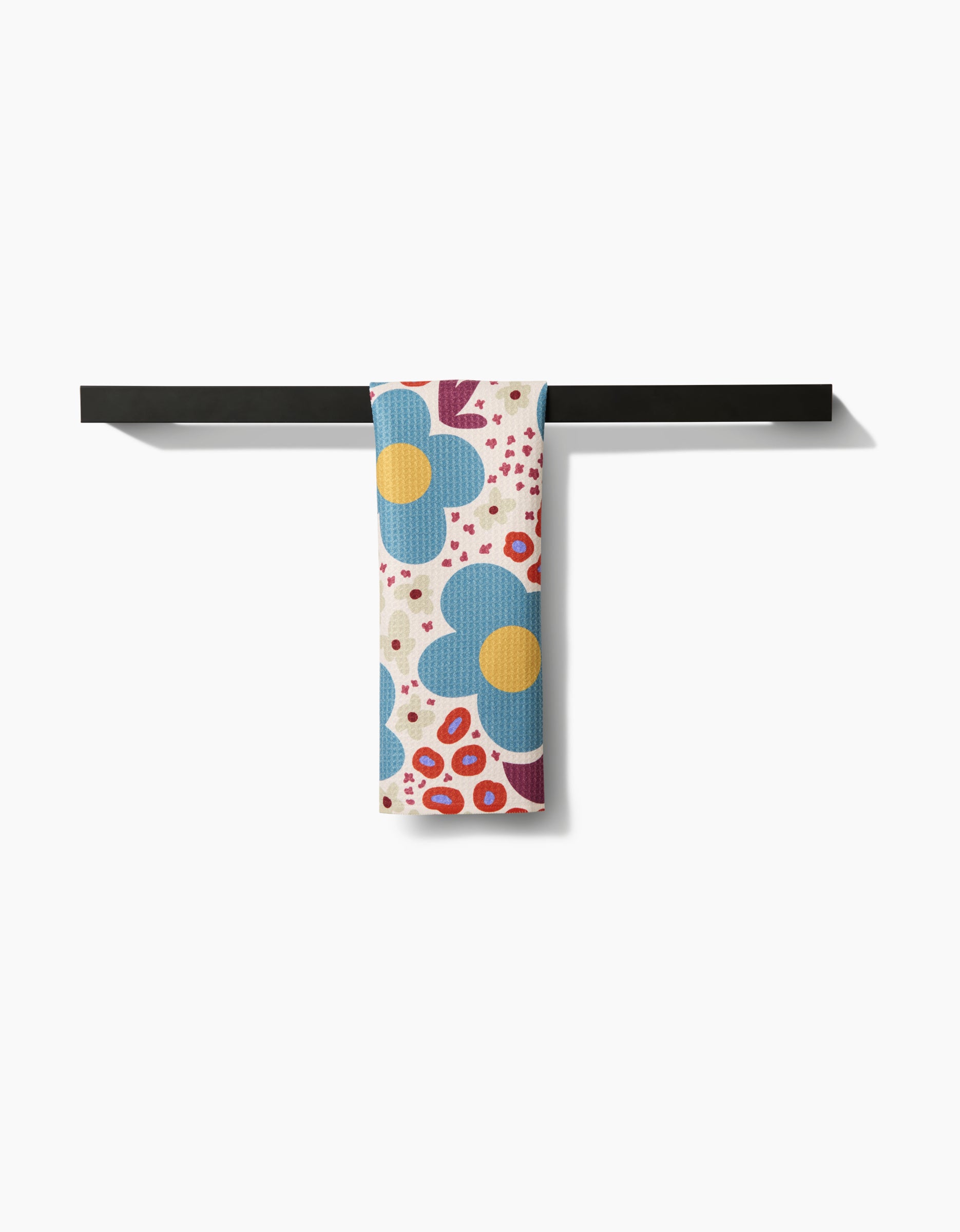 Modern Spring Floral Bar Towel