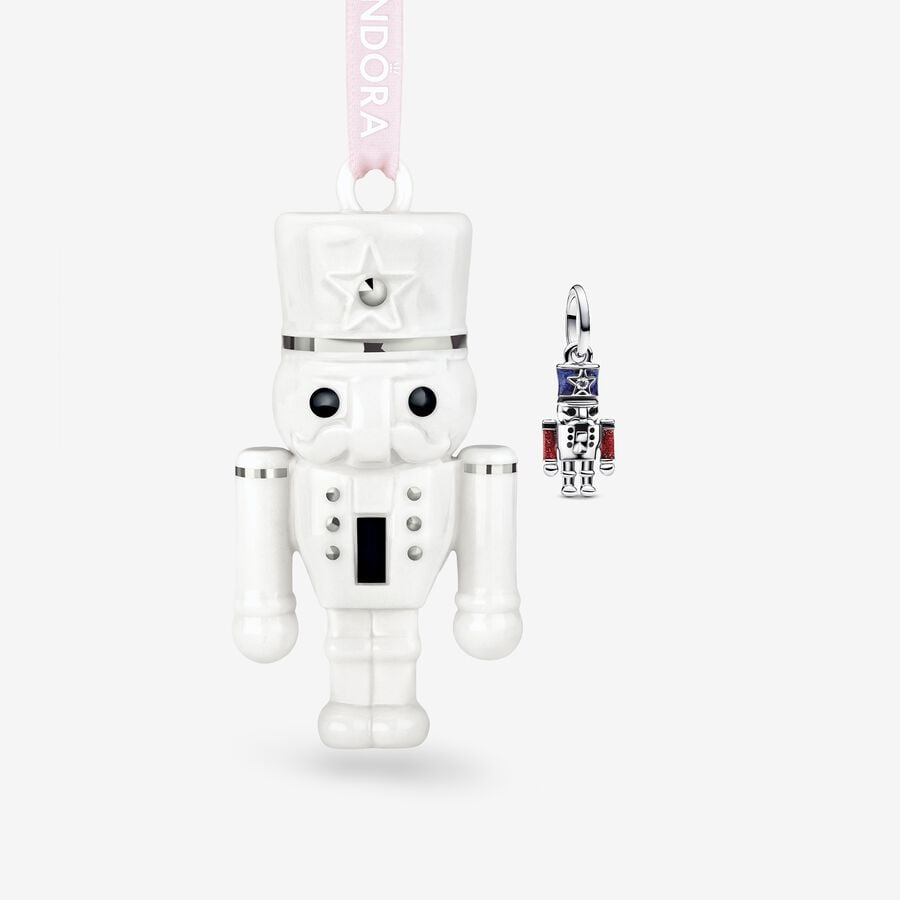 Limited Edition Festive Nutcracker ornament and Dangle Charm - Pandora -