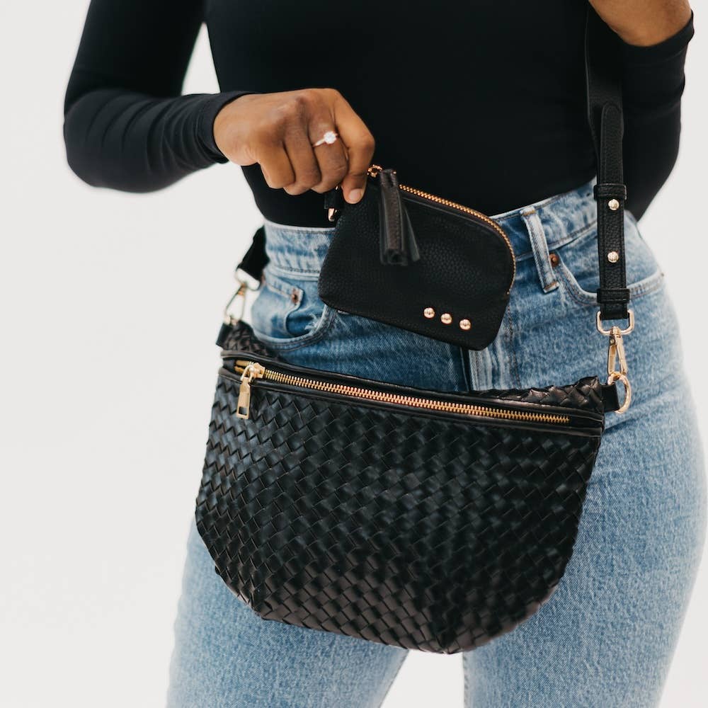 Paris Card Wallet: Pebble Black